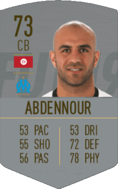 Aymen Abdennour Tunisia F I F A - Card Players Video Games Multi Media 