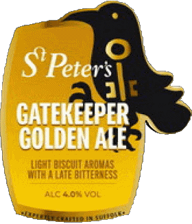 Gatekeeper golden ale-Gatekeeper golden ale St  Peter's Brewery UK Beers Drinks 