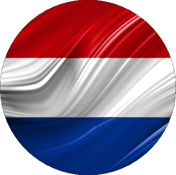 Round Netherlands Europe Flags 