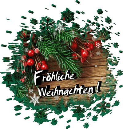 Serie 14 Fröhliche  Weihnachten German Messages 