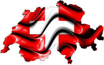 Carta Geografica Svizzero Europa Bandiere 