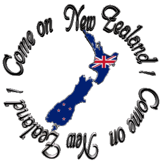 Map - Flag Come on New Zealand Englisch Nachrichten 