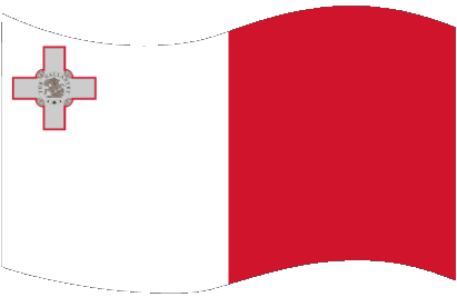 Rectángulo Malta Europa Banderas 