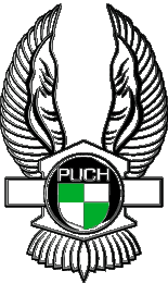 Logo Puch MOTORRÄDER Transport 