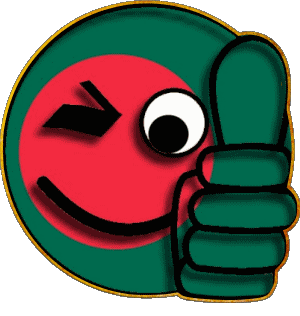 Smiley - OK Bangladesh Asia Banderas 