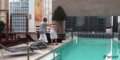 Scheitern Schwimmbad MENSCHEN Humor -  Fun 