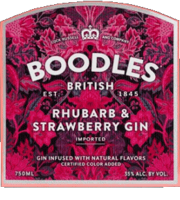 Boodles Gin Boissons 