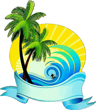 25 Fondo transparente Bonnes Vacances Francés Mensajes 