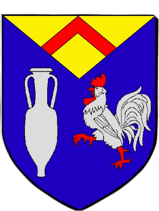 Blasón-Blasón VASSINCOURT 55 Departamentos - Ciudades Francia Banderas 