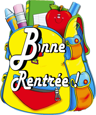015 Fond Transparent Bonne Rentrée Français Messages 