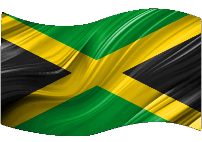 Rectangle Jamaïque Amériques Drapeaux 