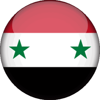 Tondo Siria Asia Bandiere 