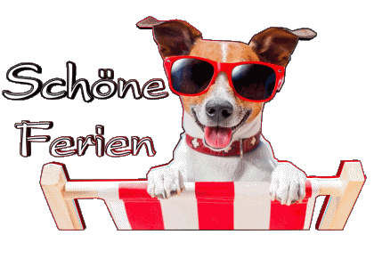 03 Fond Transparent Schöne Ferien Allemand Messages 