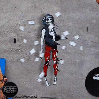 Series 01 Street Art Graffiti Umorismo -  Fun 