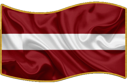 Rettangolo Lettonia Europa Bandiere 