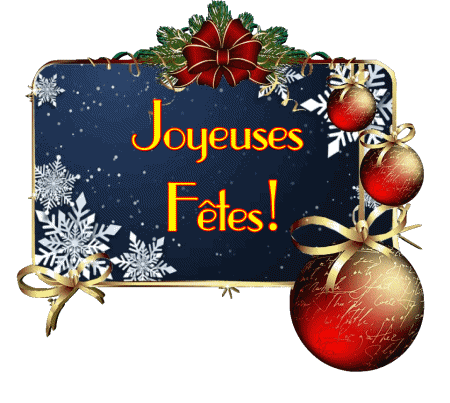 Serie 11 Joyeuses Fêtes (Noël) French Messages 