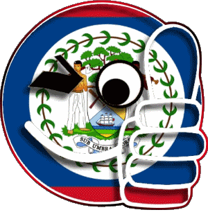 Faccina - OK Belize America Bandiere 