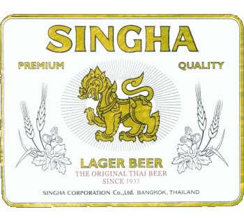 Singha Tailandia Cervezas Bebidas 