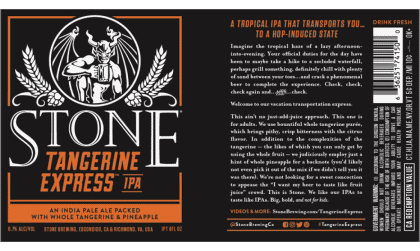 Tangerine Express IPA-Tangerine Express IPA Stone Brewing co USA Beers Drinks 