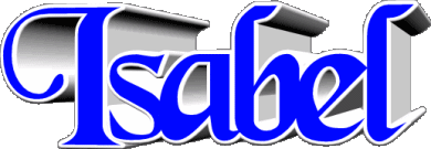 Isabel I WEIBLICH  - UK - USA - IRL - AUS - NZ Vorname 