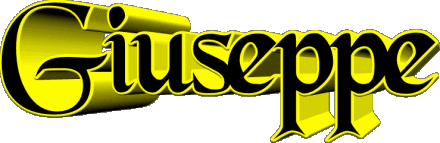 Giuseppe G MASCULIN - Italie Prénoms 