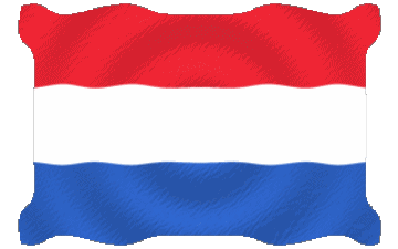 Ondulación Países Bajos Europa Banderas 