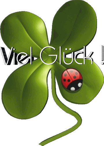 01 Fond Transparent Viel Glück Allemand Messages 