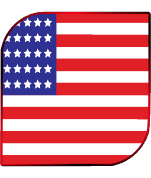 Quadrato U.S.A - Nazionale America Bandiere 