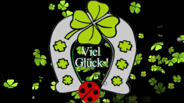 001 Animated Background Viel Glück German Messages 