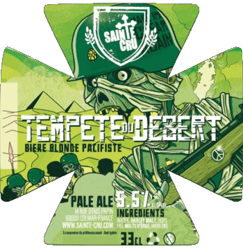 Tempete du desert-Tempete du desert Sainte Cru Francia continental Cervezas Bebidas 