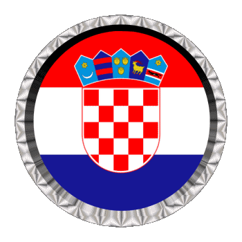 Round - Rings Croatia Europe Flags 