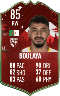 Farid Boulaya Algérie F I F A - Joueurs Cartes Jeux Vidéo Multi Média 