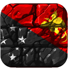 Platz Papua Neu-Guinea Ozeanien Fahnen 