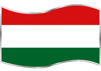 Rectangle Hongrie Europe Drapeaux 