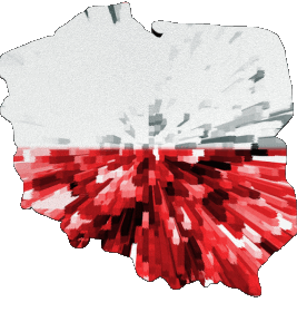 Map Poland Europe Flags 