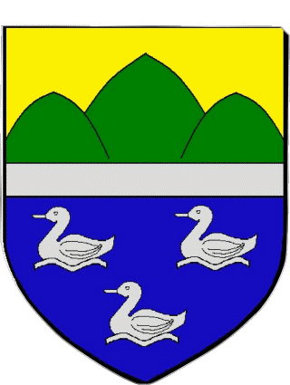 Blason-Blason EVETTE SALBERT 90 Départements - Villes France Drapeaux 