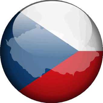 Rond Tchéquie Europe Drapeaux 