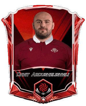 Davit Abdushelishvili Equipe 2025 Géorgie Rugby - Joueurs Sports 