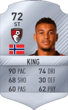 Joshua King Norwegen F I F A - Karten Spieler Videospiele Multimedia 