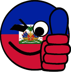 Smiley - OK Haití América Banderas 