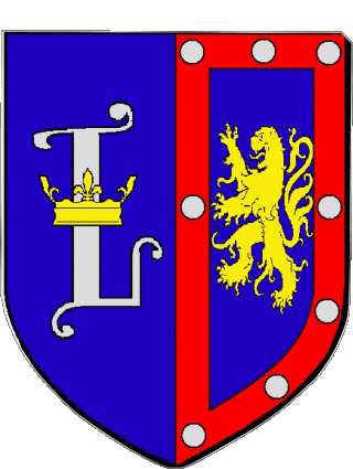 Blason-Blason LOUVIERS 27 Départements - Villes France Drapeaux 