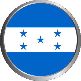 Runde Honduras Amerika Fahnen 