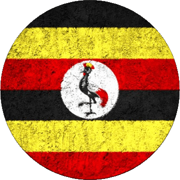 Tondo Uganda Africa Bandiere 