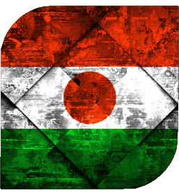 Platz Niger Afrika Fahnen 