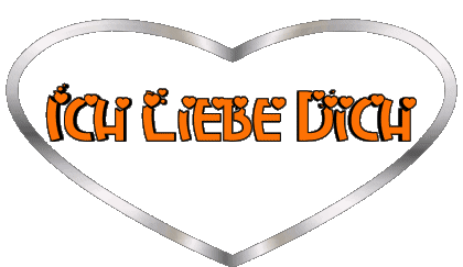 Coeur Ich Liebe Dich Allemand Messages 