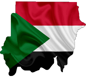 Map Sudan Africa Flags 