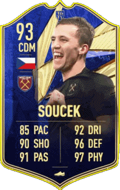 Tomás Soucek Repubblica Ceca F I F A - Giocatori carte Videogiochi Multimedia 