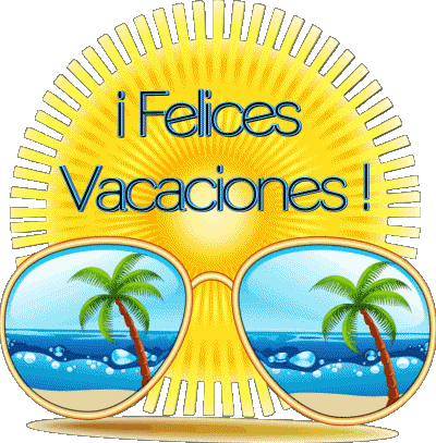 18 Fond Transparent Felices Vacaciones Espagnol Messages 