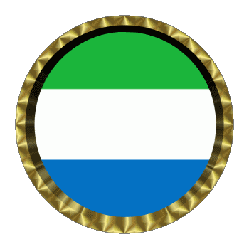 Rotondo - Anelli Sierra Leone Africa Bandiere 