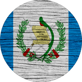 Runde Guatemala Amerika Fahnen 